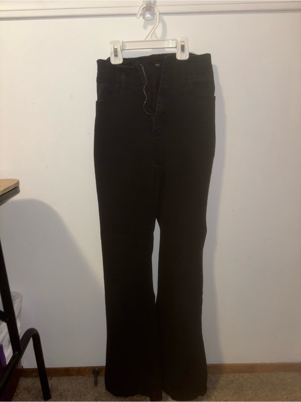 Jealous Tomato Black High-Rise Flare Jeans